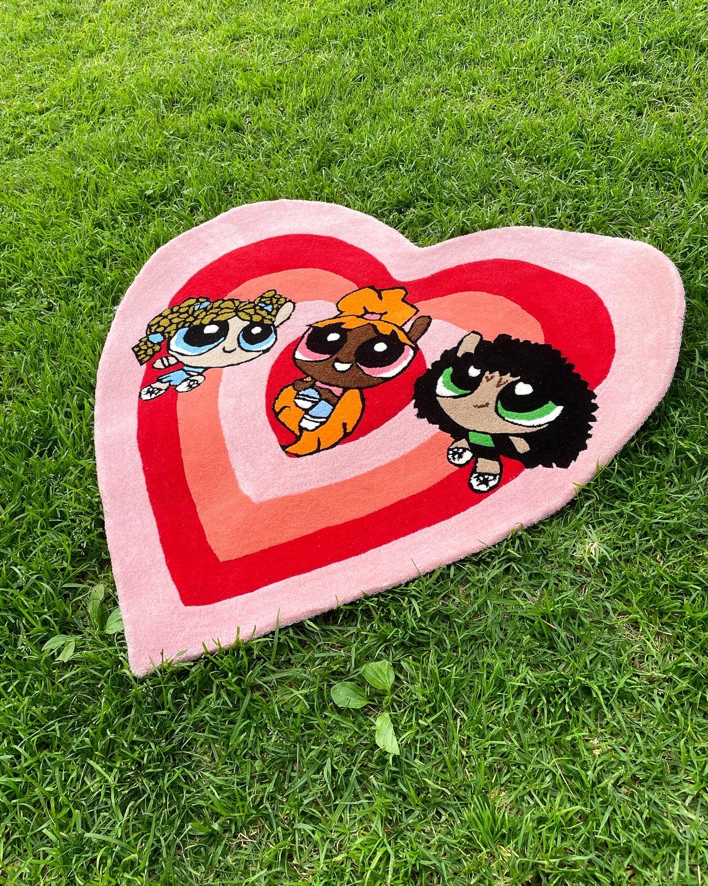 Power Puff Homegirls Handmade Rug