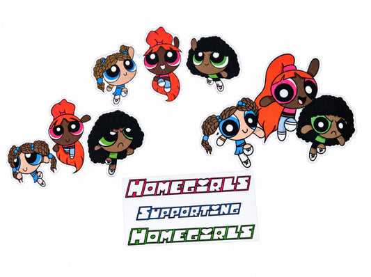 Power Puff Homegirls Sticker Pack