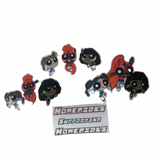 Power Puff Homegirls Sticker Pack